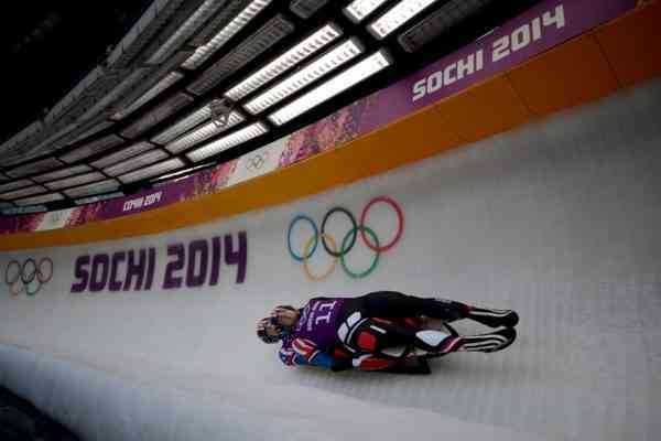 Luge competition