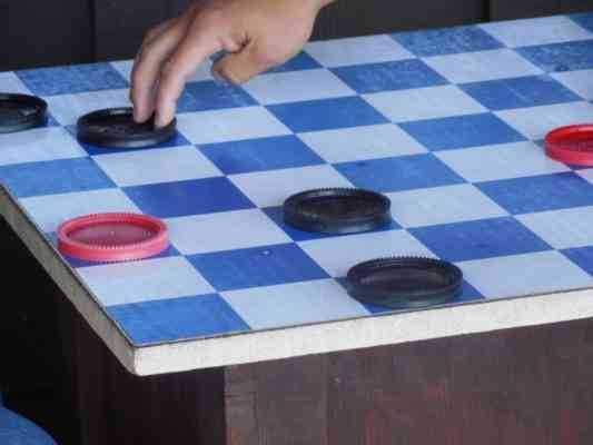 Victory in checkers